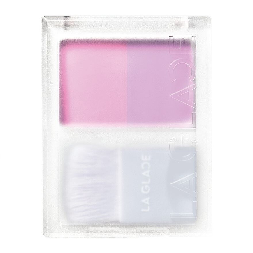 #LA GLACE Two Tone Blush 4g 01 - 01 Purple Freak