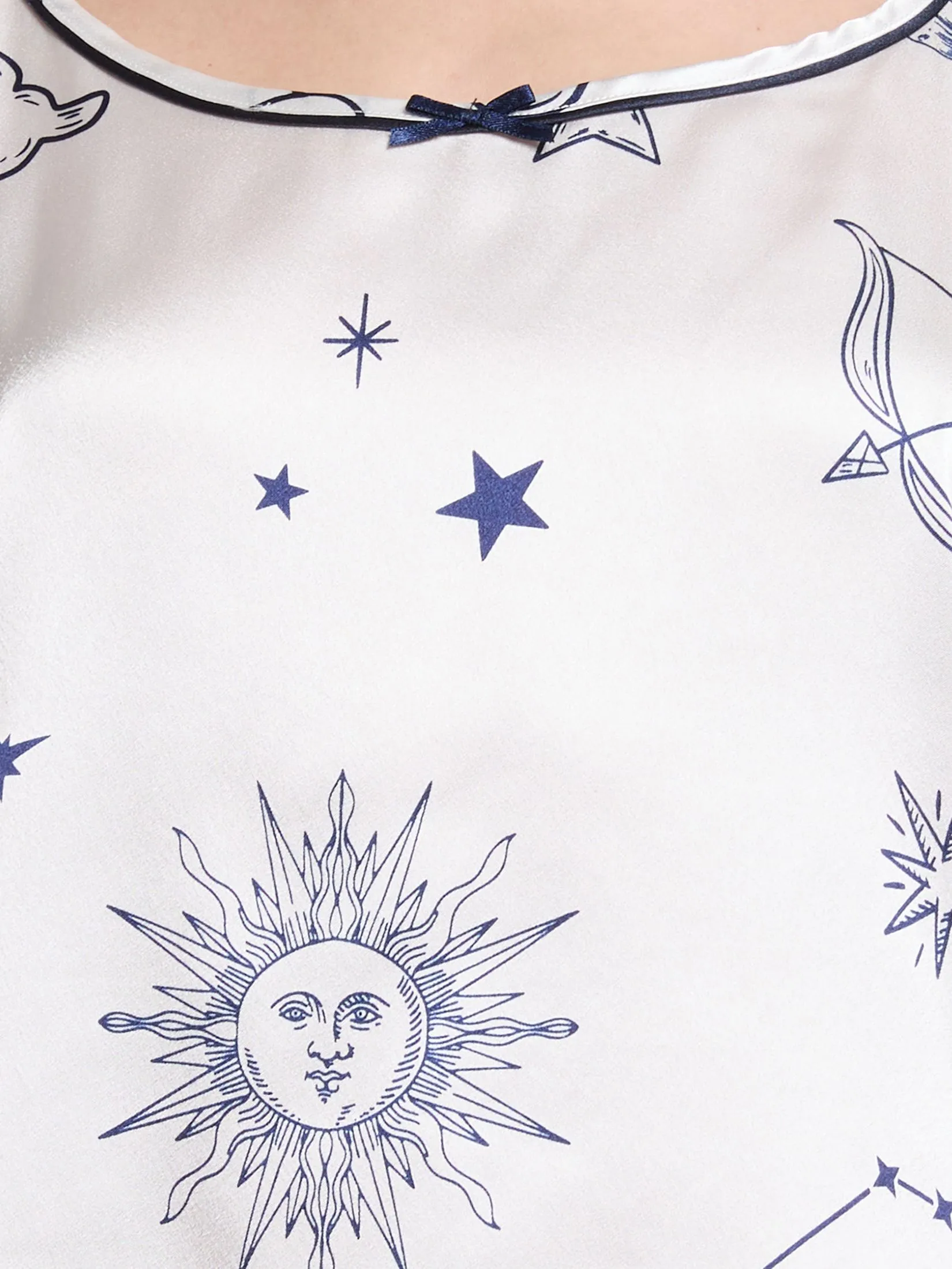 MARIA VICTORIA Women Pajamas Cami Top + Pants Off White