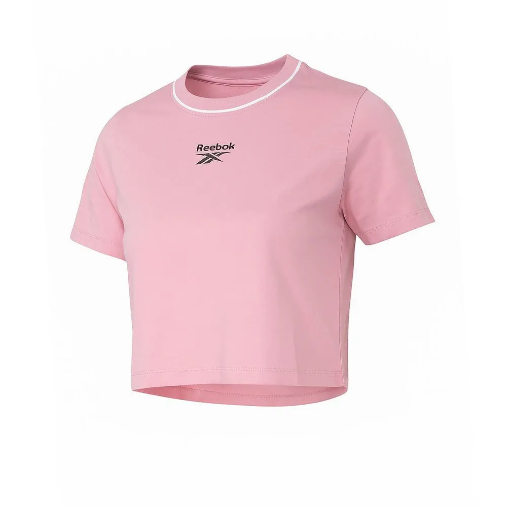 REEBOK Women T-Shirt Crew Neck Crop Pink - RE099AP158EMTH