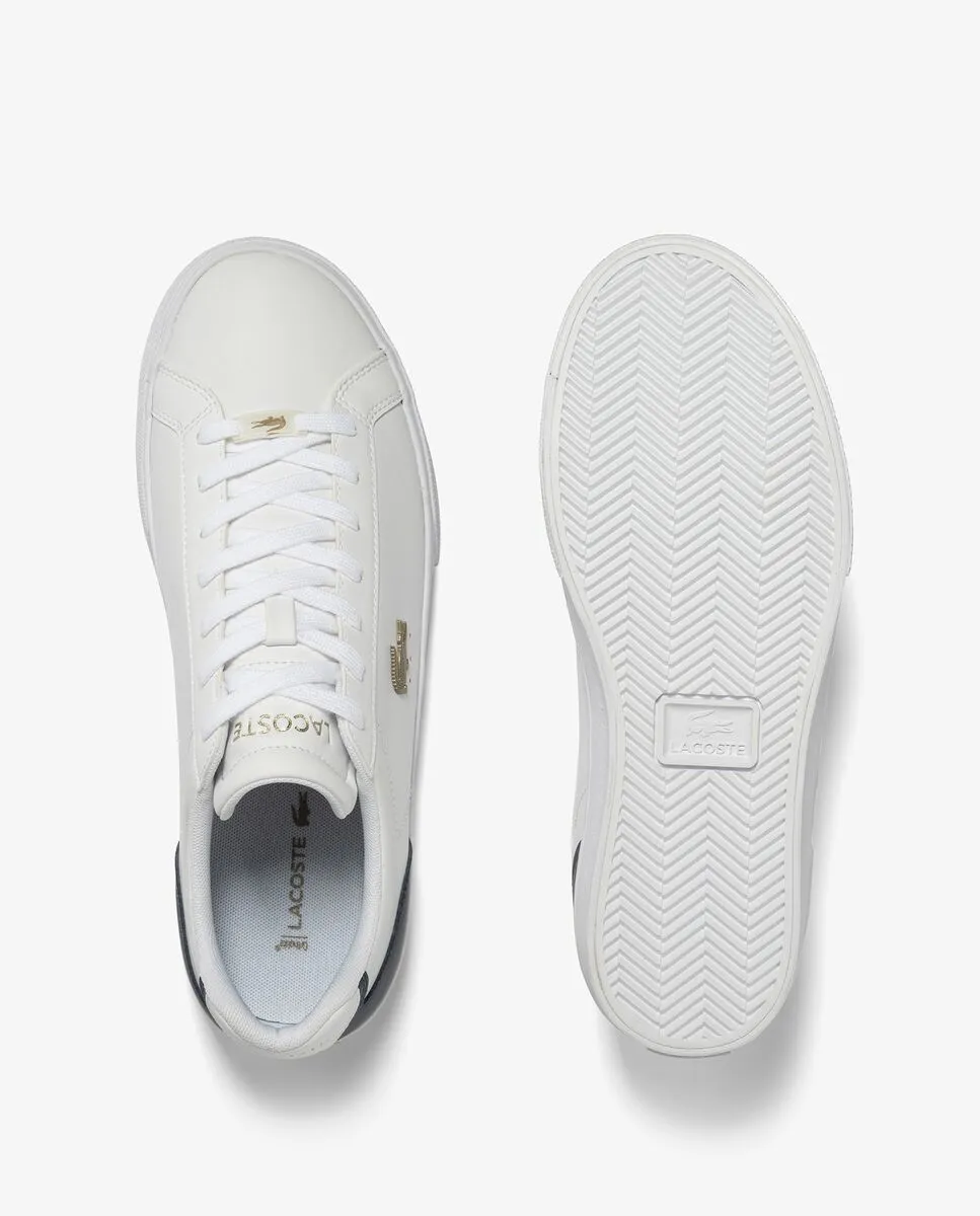 LACOSTE White Men’s Lacoste Lerond Pro Leather Trainers
