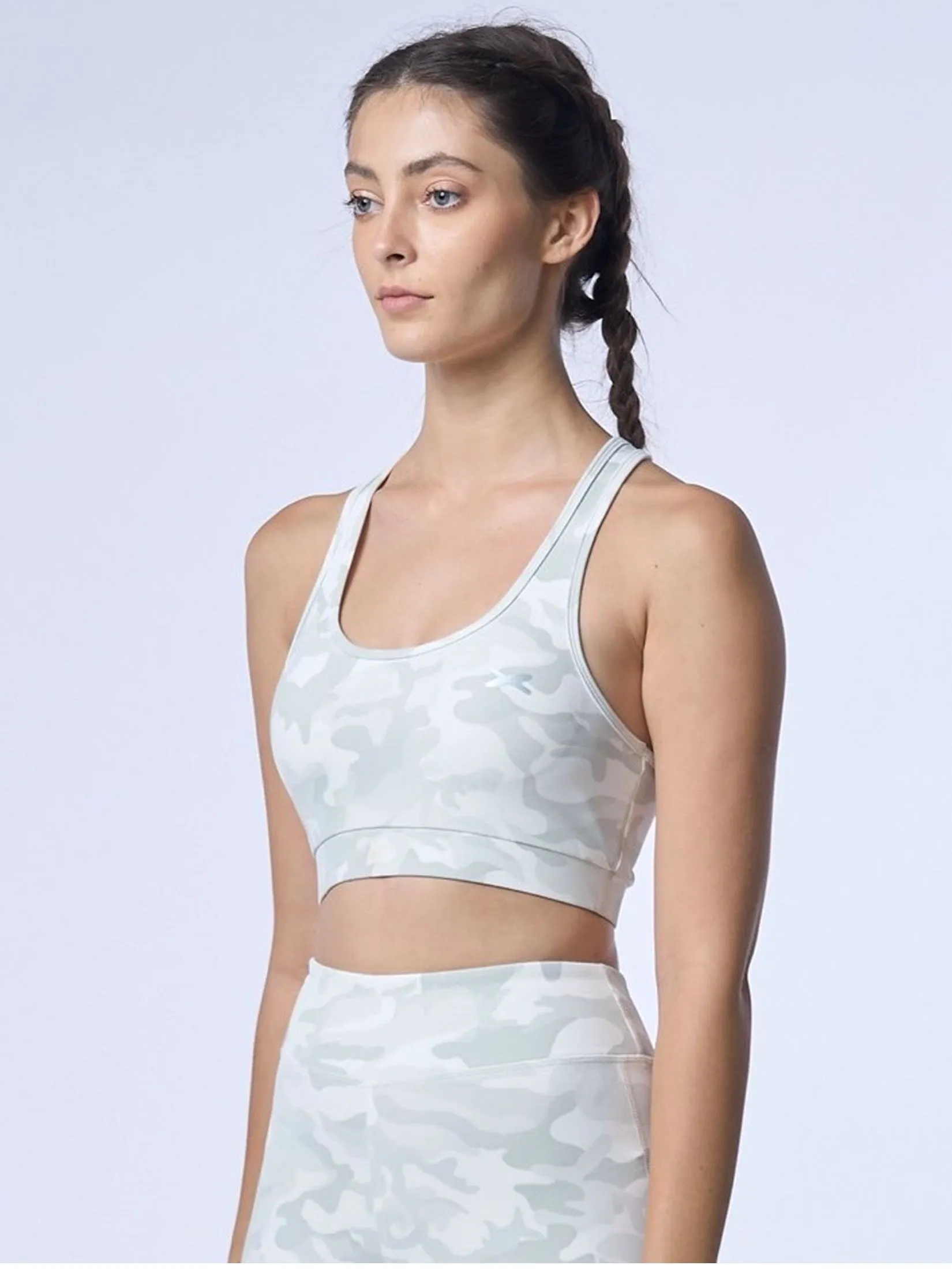 XOLO White Women CAMO SPORTS BRA (040119)