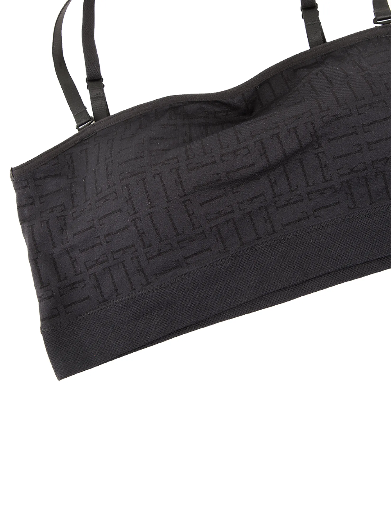 ELLE LINGERIE Women's Seamless bra with foam padding LH1109 - Black