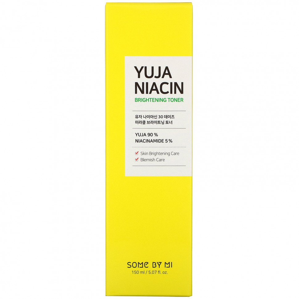 Some By Mi, Yuja Niacin, осветляющий тоник, 150 мл (5,07 жидк. унции)