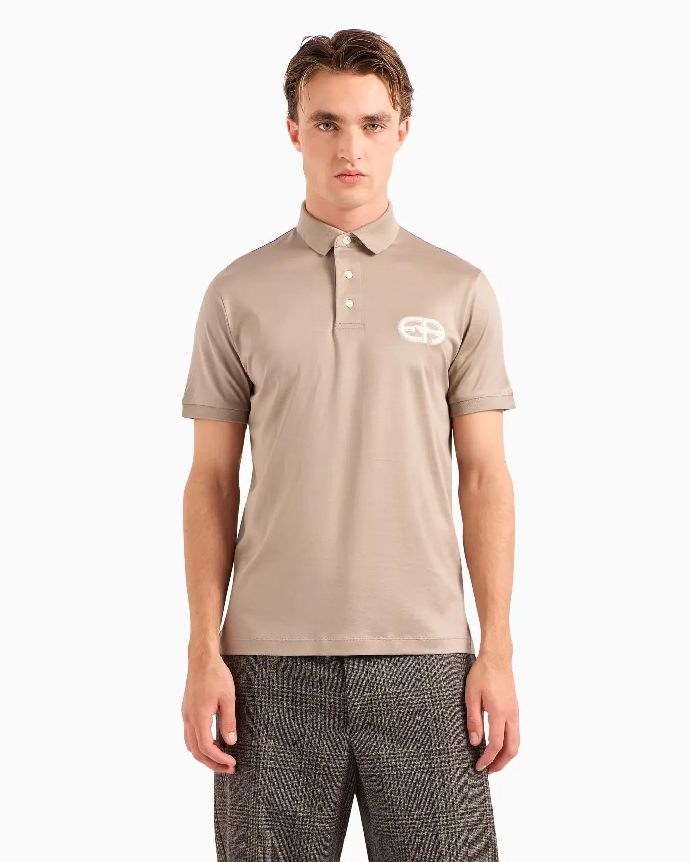 EMPORIO ARMANI Polo Men 8N1FB6-1JUVZ-0643 Grey