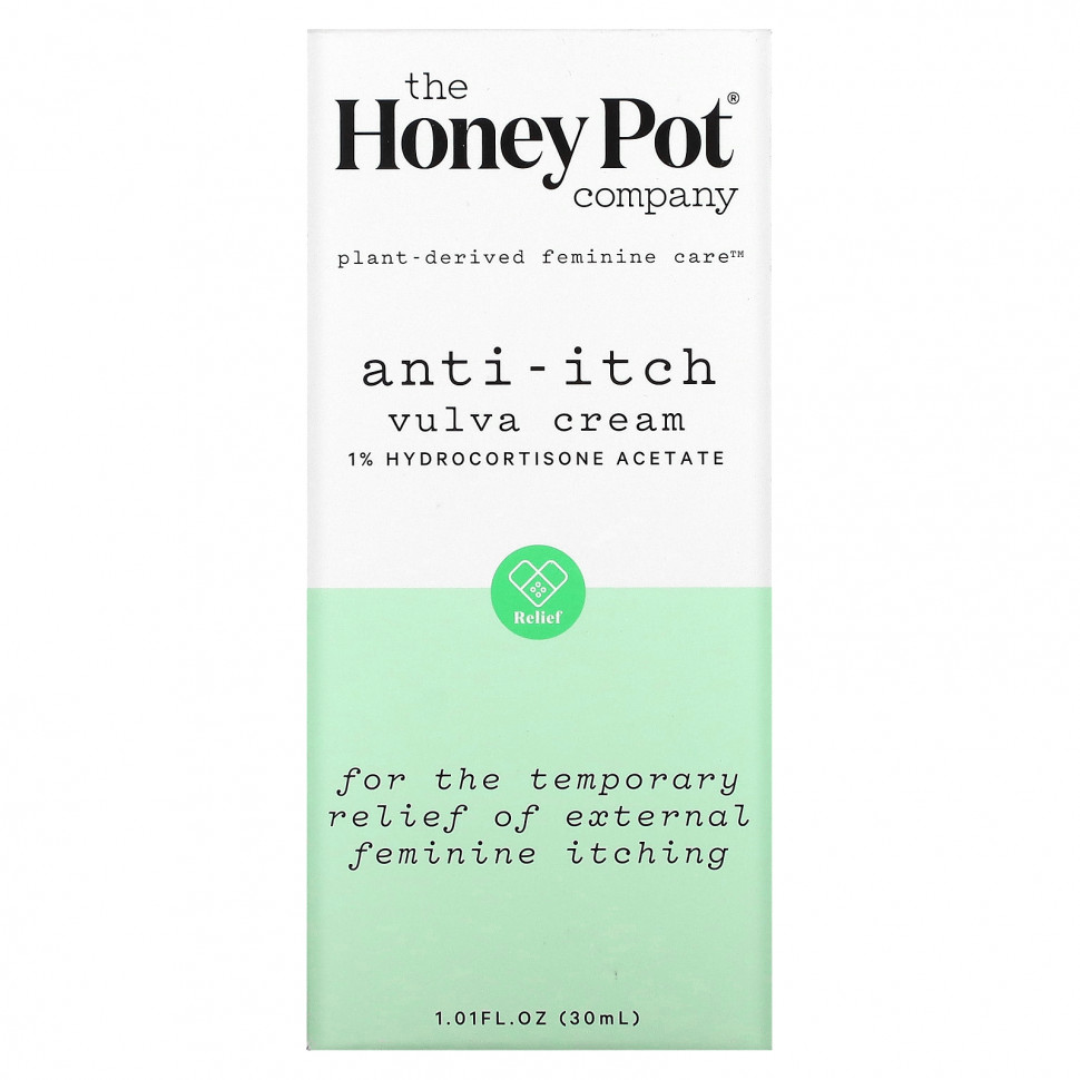 The Honey Pot Company, Anti-Itch Vulva Cream, 1.01 fl oz (30 ml)