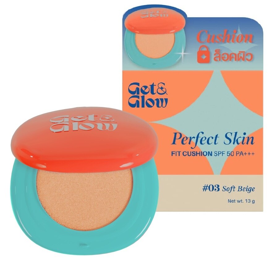 #Get&Glow Perfect Skin Fit Cushion13g 03 - 01 Light Nude