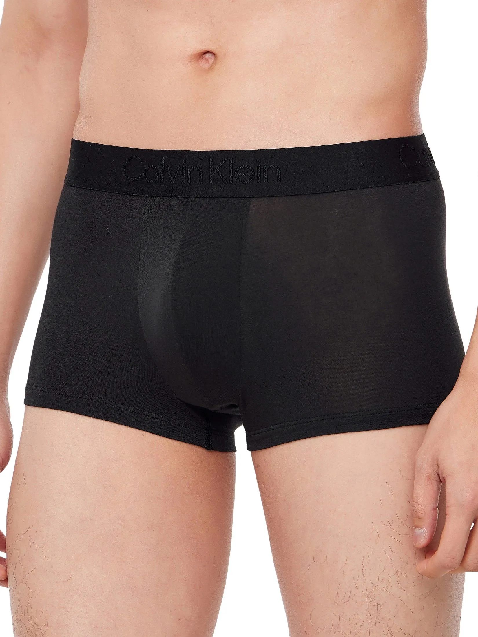CALVIN KLEIN Men's Ultra Soft Modal Single Trunk Black