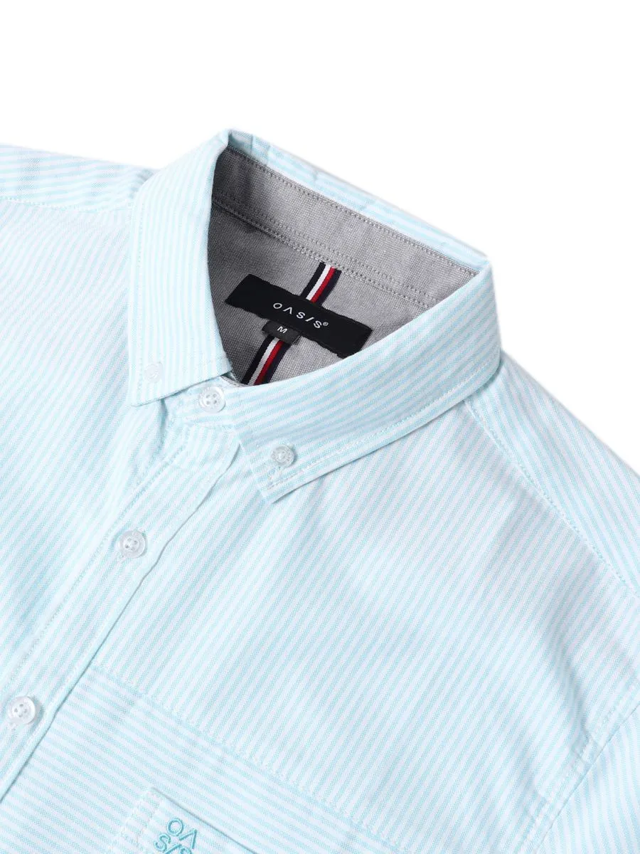 OASIS Men's Long Sleeve Shirt Green