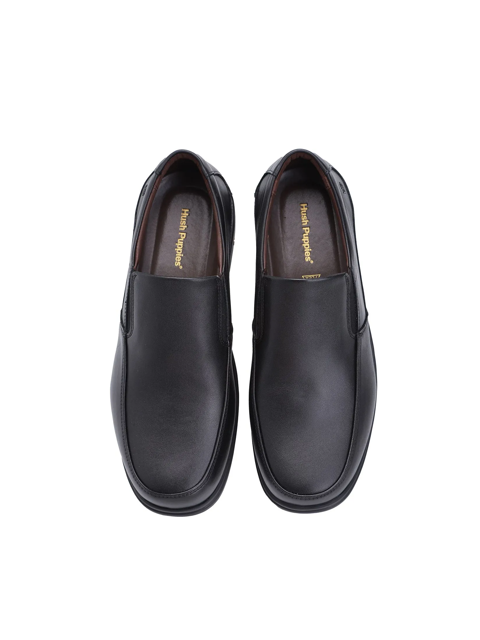 HUSH PUPPIES Men's Shoes Dress Shoes Slip-ons  - BLACK