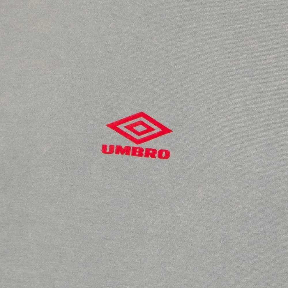UMBRO Men T-Shirt Washed High Neck Boxy Grey - UM126AP498EITH