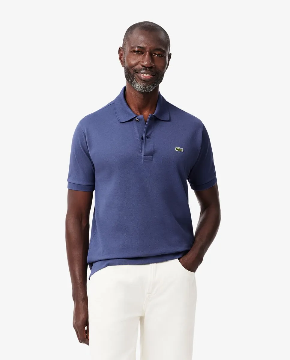 LACOSTE Classic Fit L.12.12 Original Piqu  Polo Shirt Purple