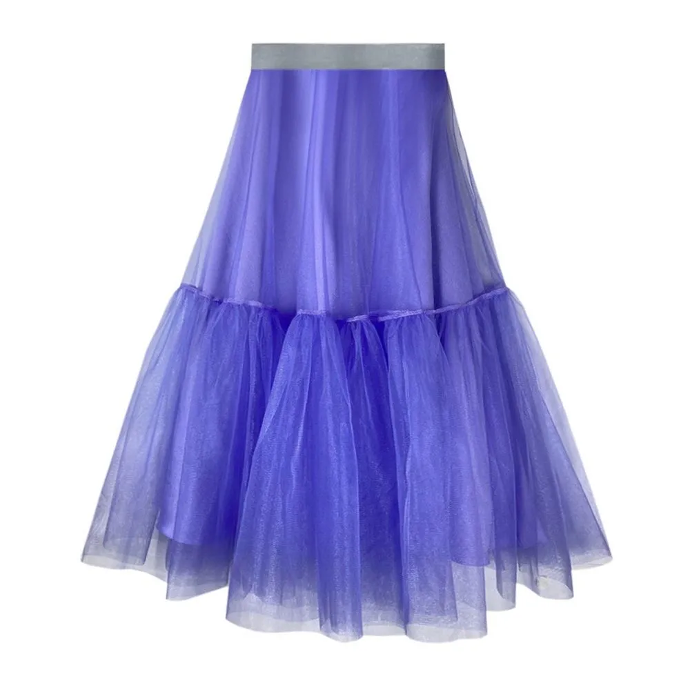 ICONIC PURPLE TULLE SKIRT