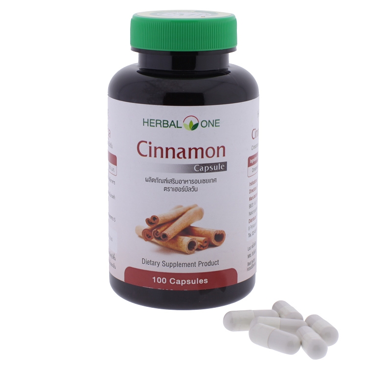 Корица в капсулах 500 мл Herbal One 100 шт