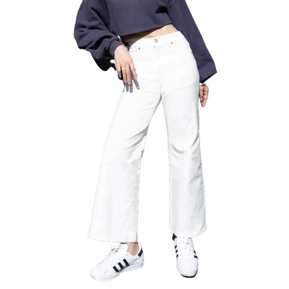 SIMPLE&RAW White Woman Jean Morly