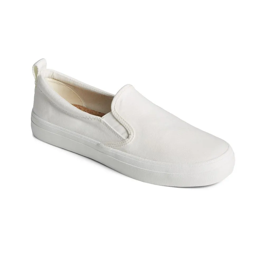 SPERRY White Crest Twin Gore Seacycled Canvas