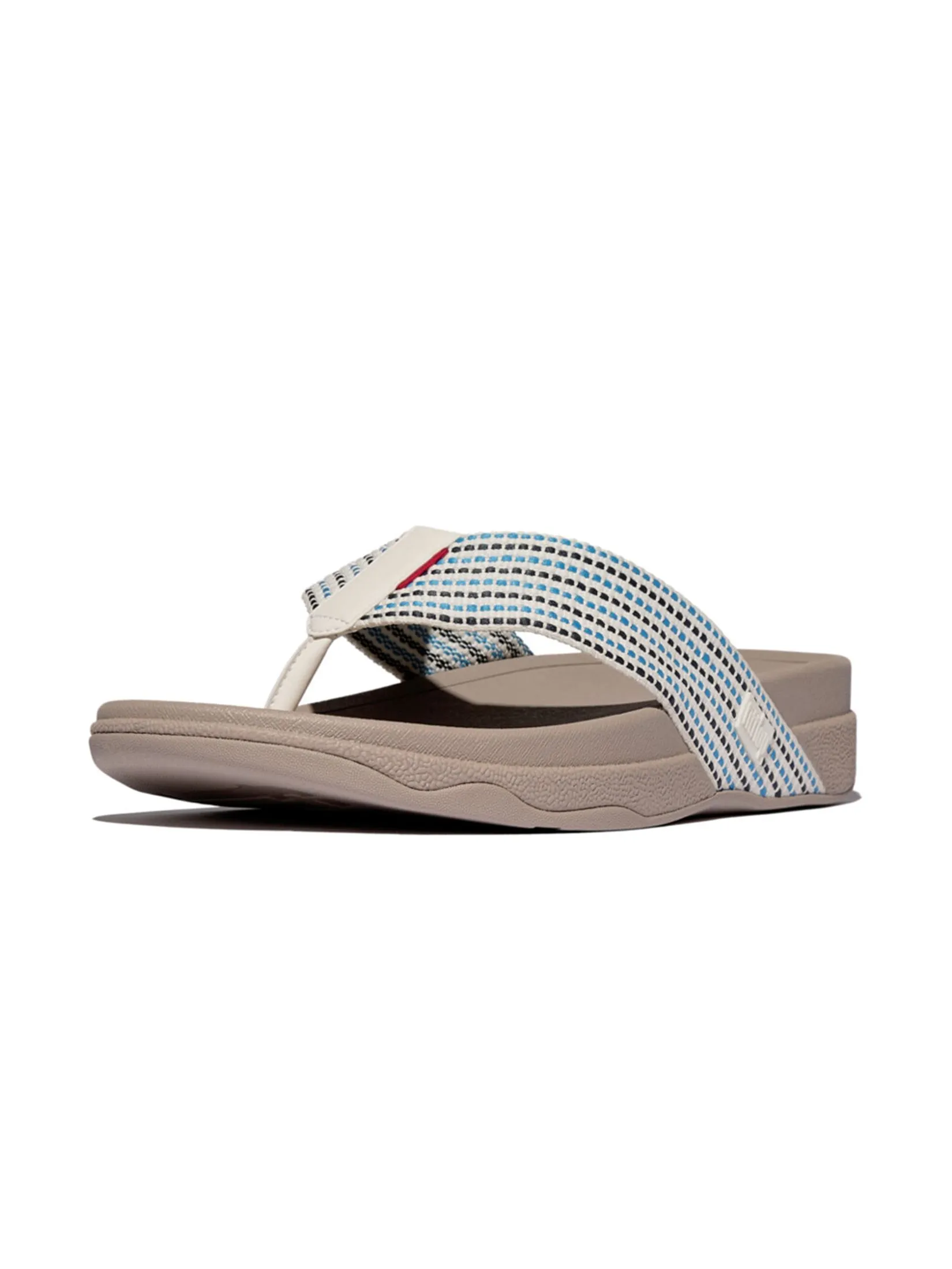 FitFlop™ MEN'S SURFER WEAVE-STRIPE BEIGE