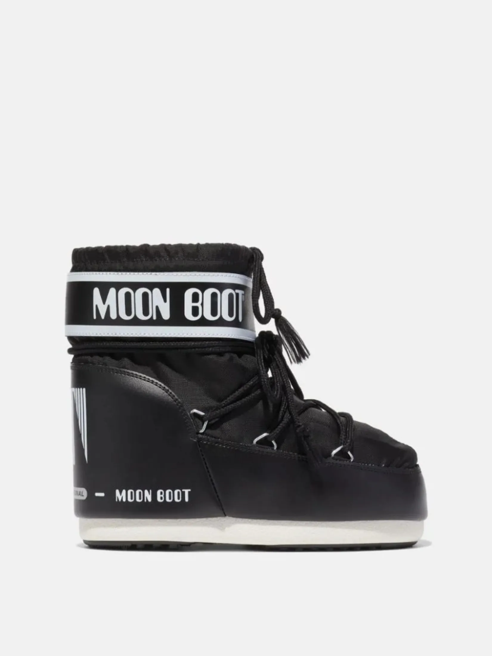MOON BOOT Unisex Boots Icon Low Nylon Black