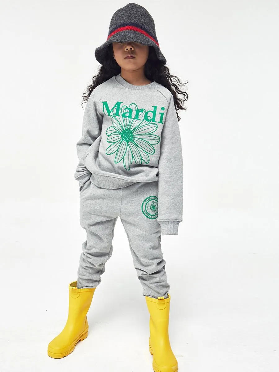 MARDI MERCREDI LES PETITS Sweat Pants Original Univ Grey Green