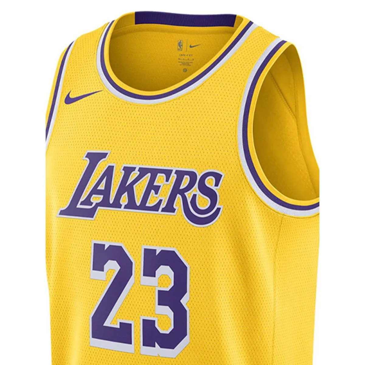 NIKE Men Basketball Tank Los Angeles Lakers Icon Edition 2022/23 Yellow - NI083AP482DPTH