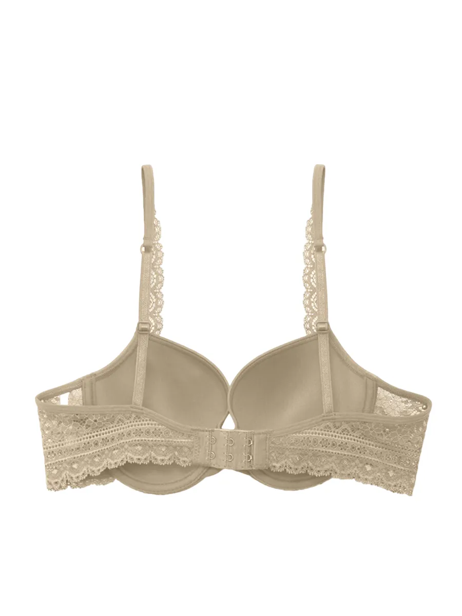 ELLE LINGERIE BRASSIERE MOULDED BRA LB7534 BEIGE