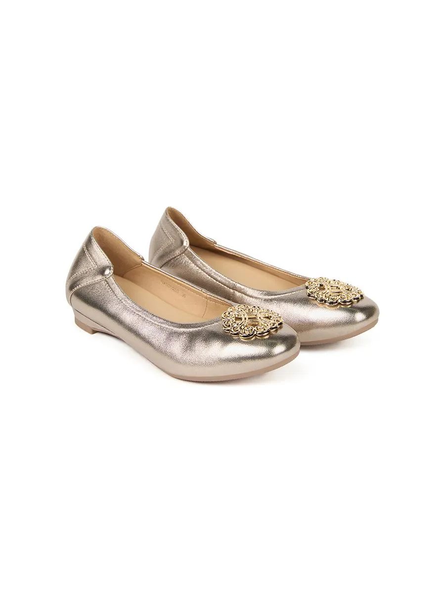 SHU WOMEN  SOFY SOFA 0.5" INFINITE HEART - DELUXE GOLD