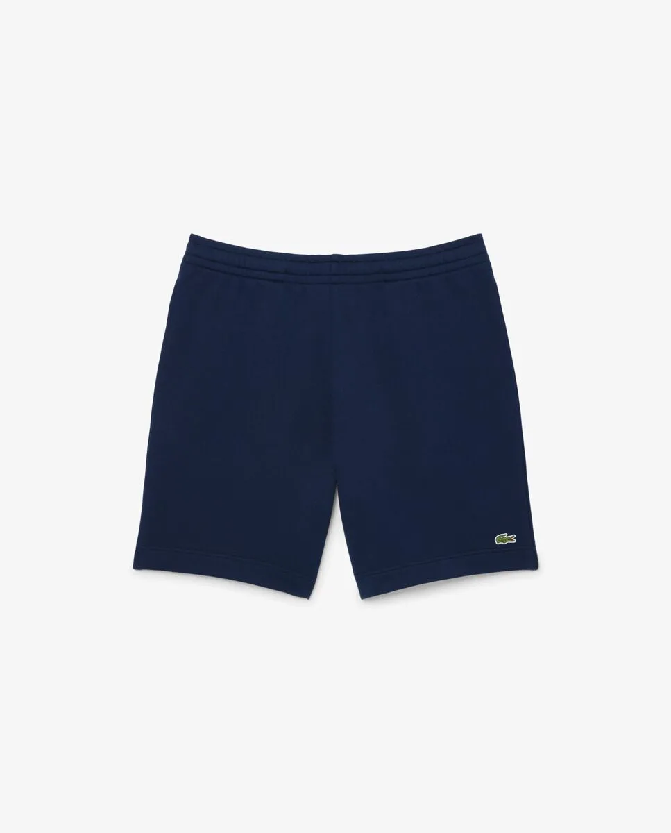 LACOSTE Regular Fit Fleece Shorts Blue