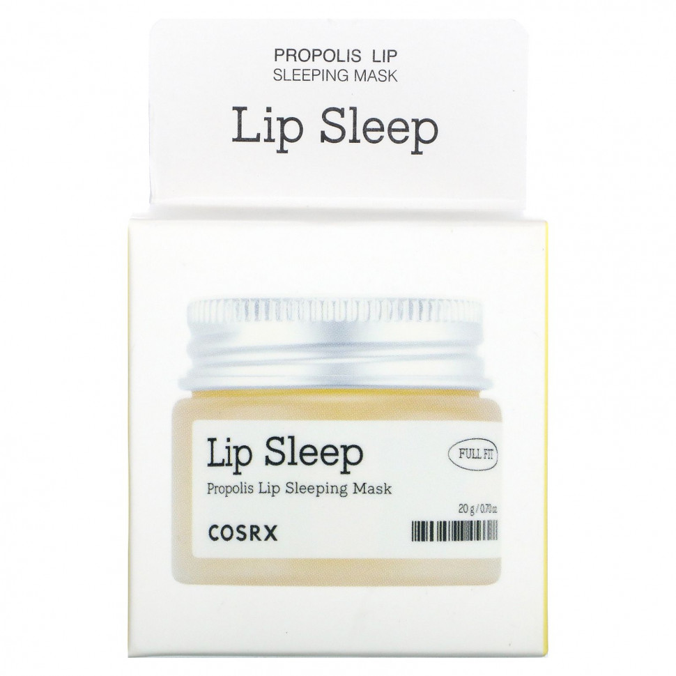 Cosrx, Lip Sleep, ночная маска для губ с прополисом, 20 г (0,7 унции)