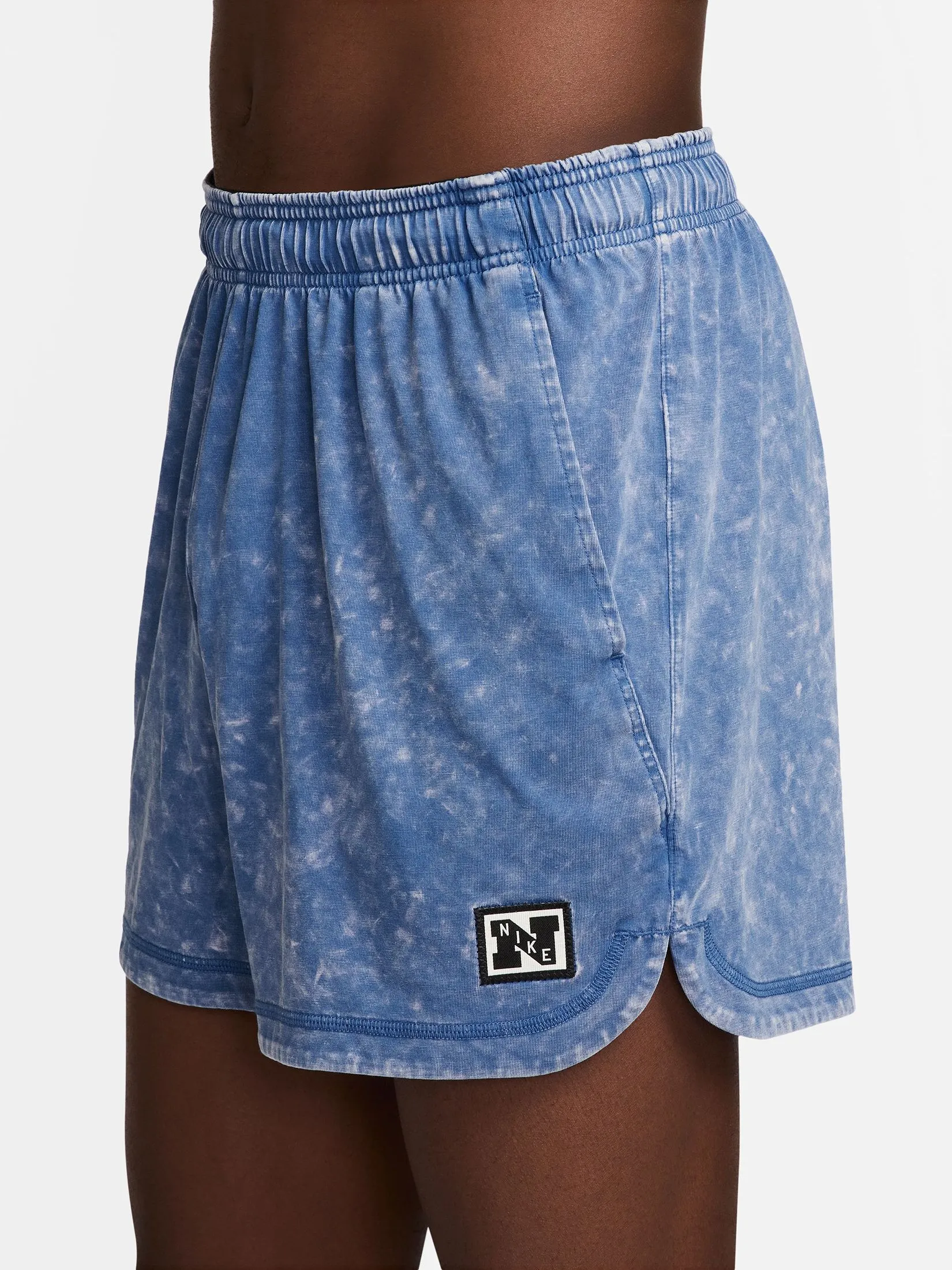 NIKE Men Fitness Shorts Gym Heritage Dri-Fit 5" HV0632-411 Comet Blue/Comet Blue