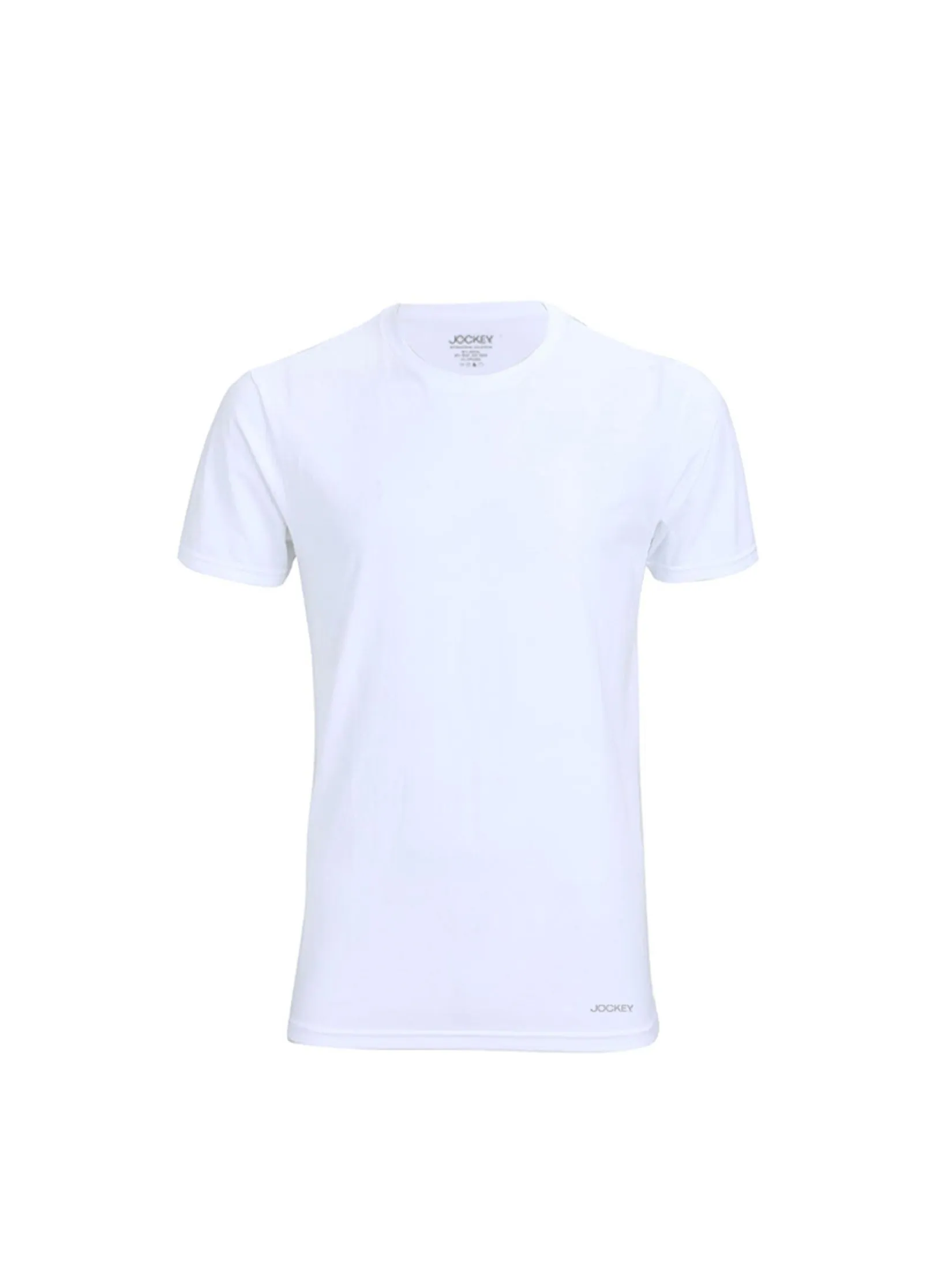 JOCKEY UNDERWEAR Men's COOLING MINT CREW NECK WHITE