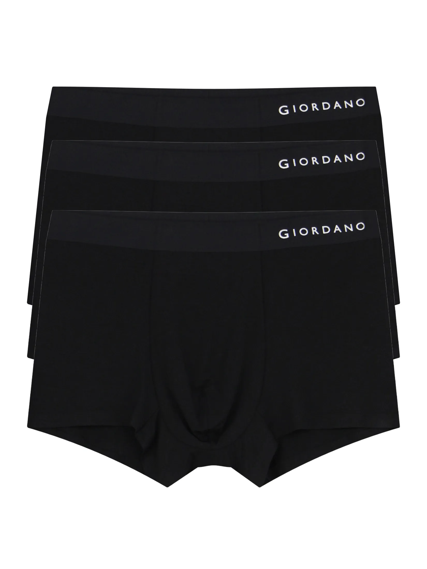 GIORDANO Men s Tencel Modal Smart Trunks (3 pieces/pack) Black
