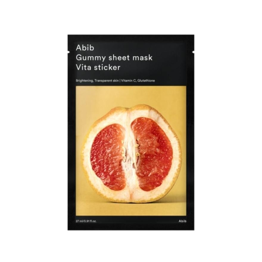 Abib Gummy Sheet Mask Vita Sticker 1'S - Yellow