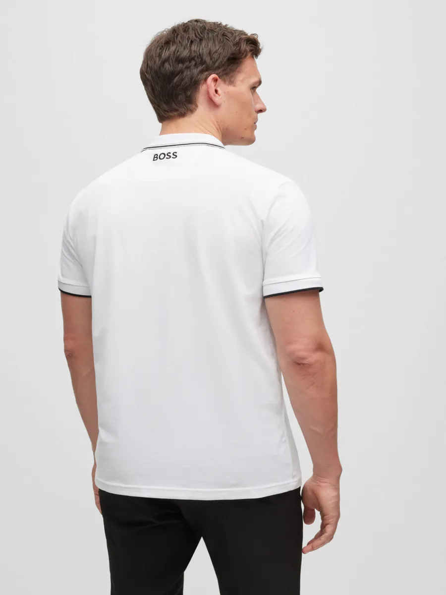 BOSS Men s Polos Regular Fit White