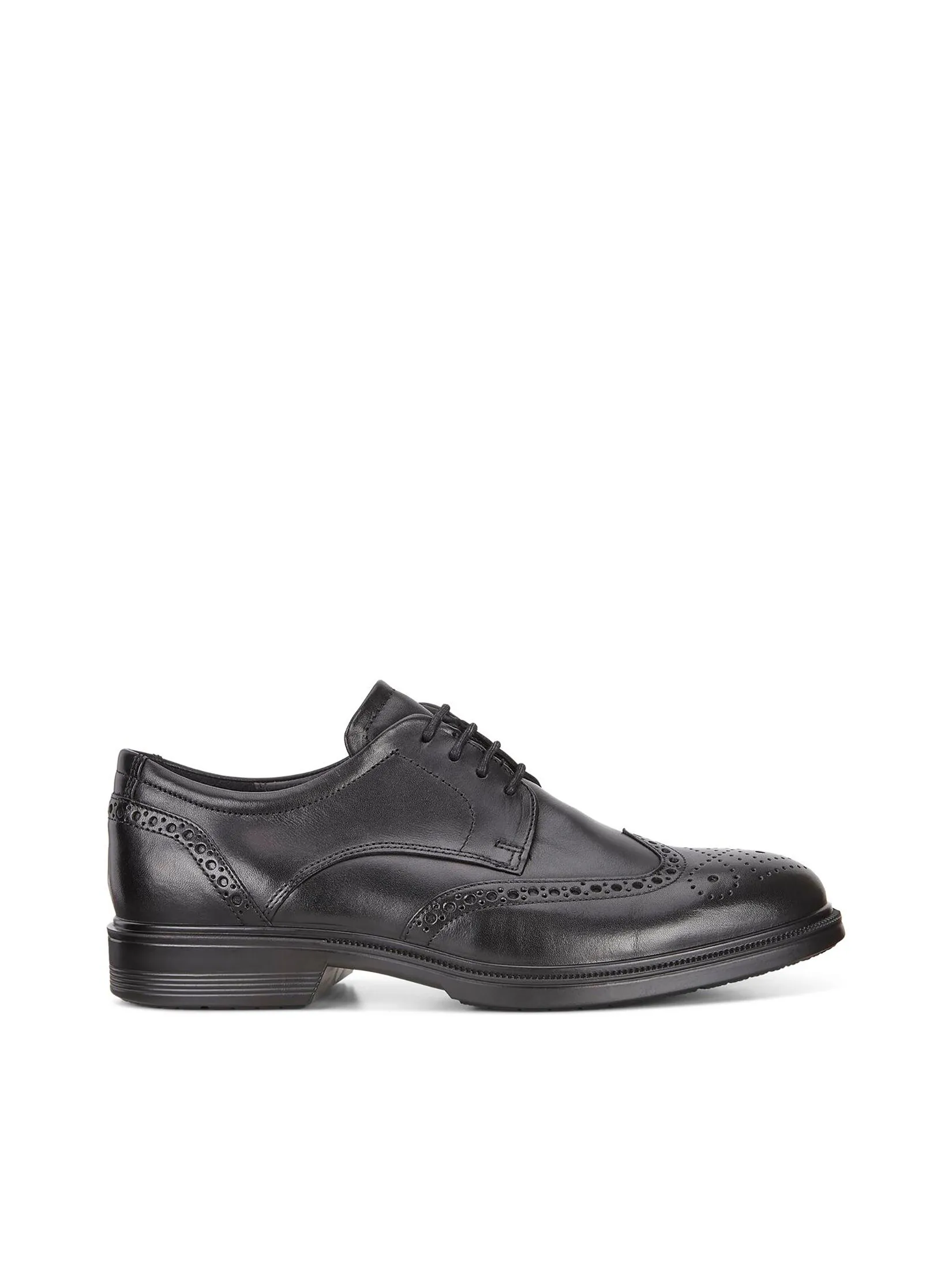 ECCO Men Oxfords Shoes Lisbon Broguetie Black