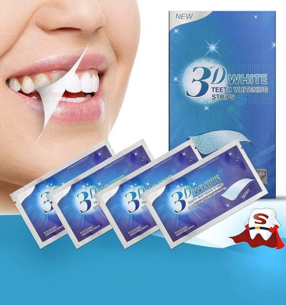 Полоски для отбеливания зубной эмали 3D White