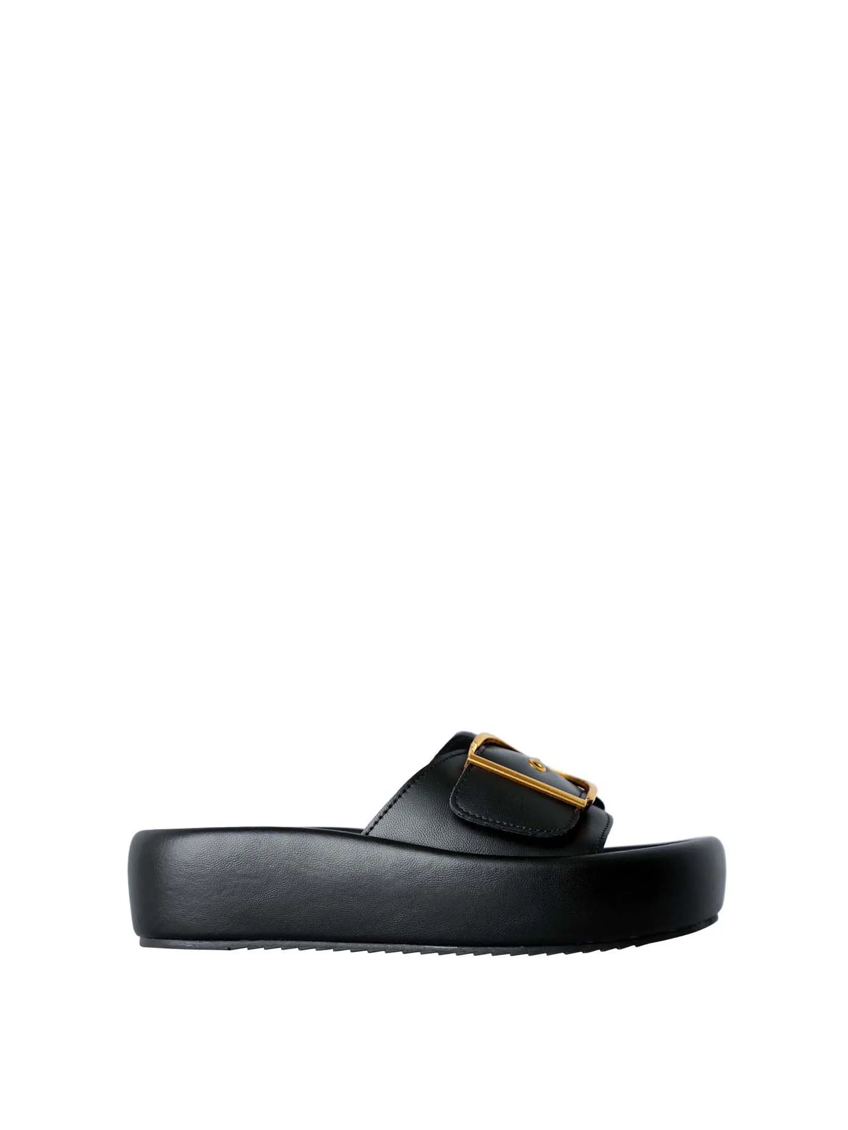 VILLAINS SF ZEST Women's Comfort Flat Sandals BLACK