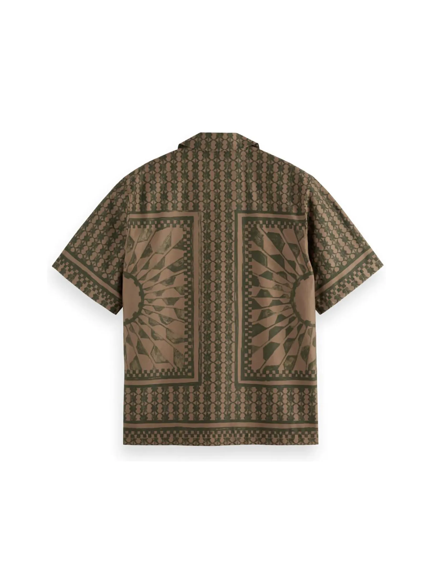 SCOTCH&SODA Men Shirt Relaxed Fit Placed Print Imagine Placed