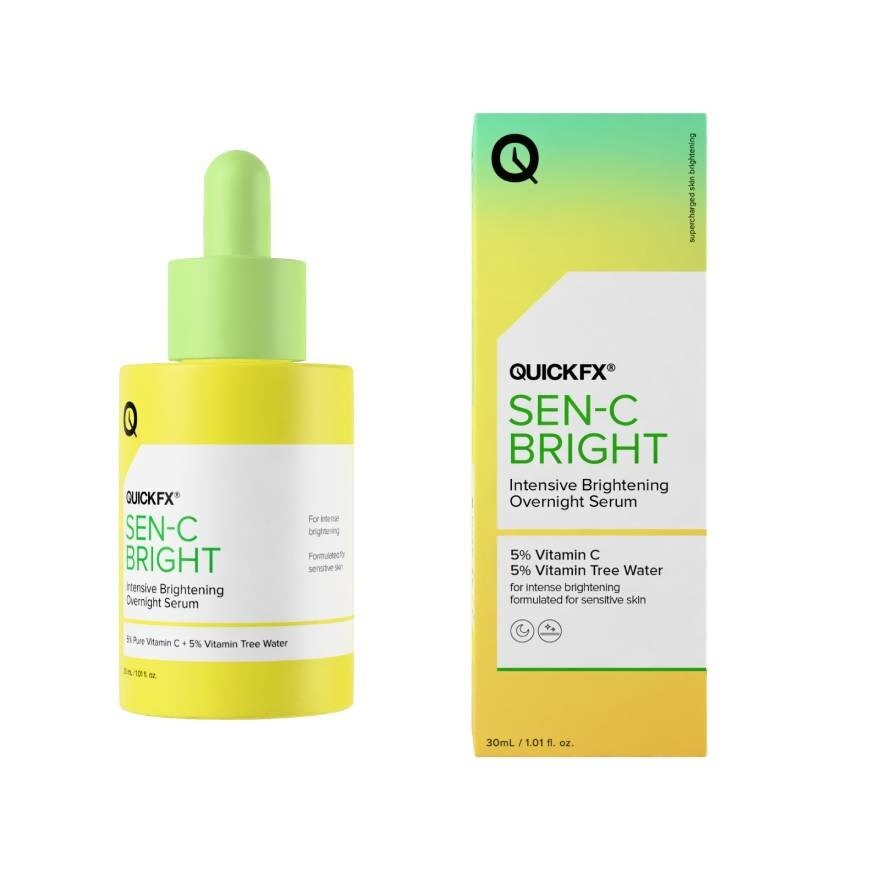 Quickfx Sen-C Bright Intensive Brightening Overnight Serum 30ml.
