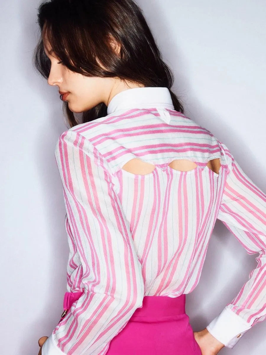 ASV ASV (RS24) Sophie Striped Women Shirt Pink | 60% Off | Central Online