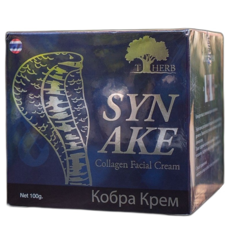 Змеиный крем для лица с коллагеном Thai Herb 100 мл