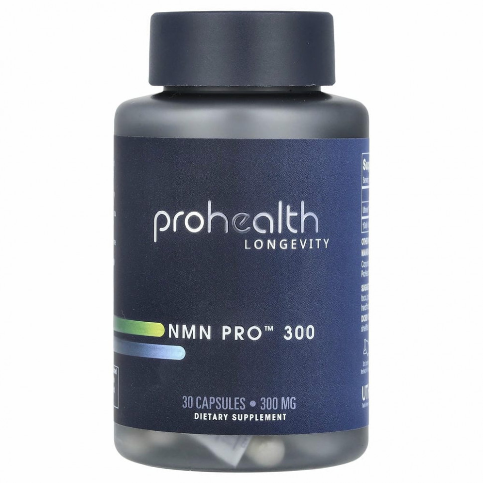 ProHealth Longevity, NMN Pro 300, улучшенное усвоение, 150 мг, 60 капсул