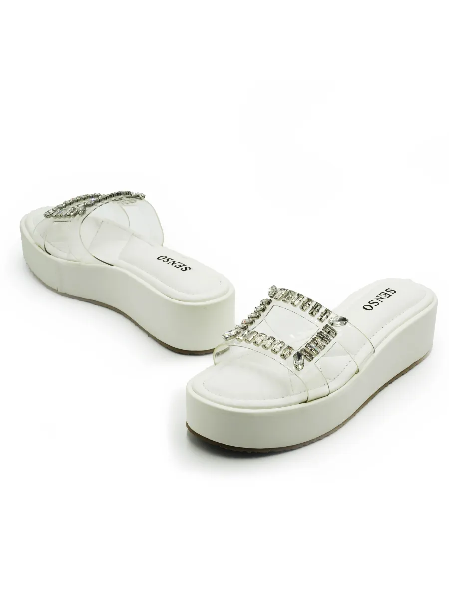 SENSO Women Comfort Sandals J84024 White