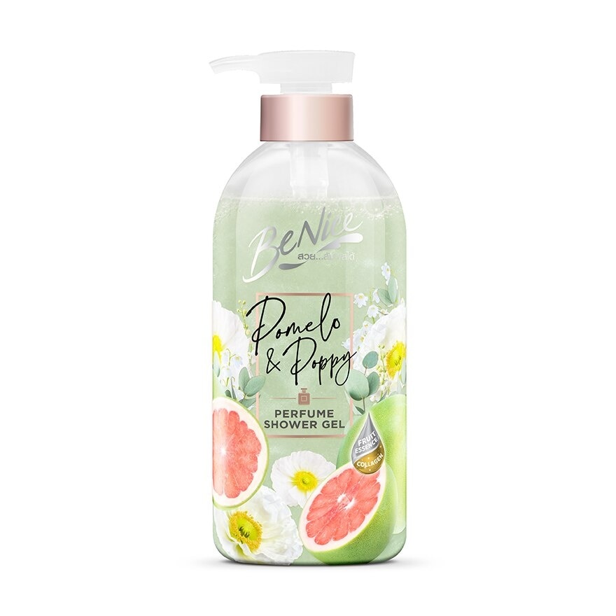 Benice Perfume Shower Gel Pomelo  Poppy 450 Ml.