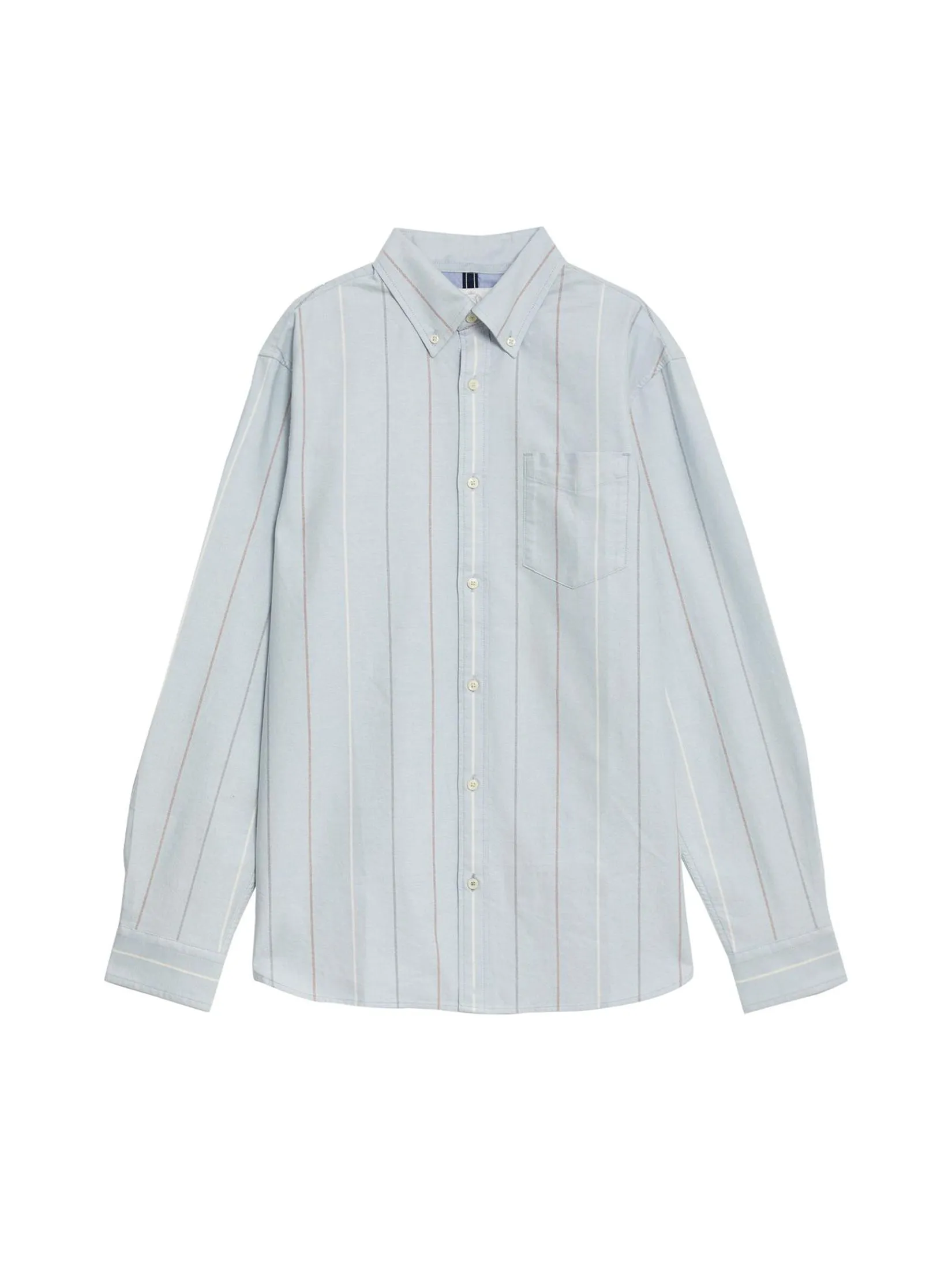 MARKS & SPENCER Men Shirt Pure Cotton Striped Oxford