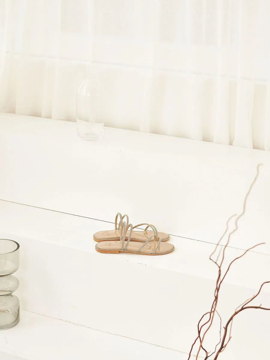 BUCKLE ME Sandals Twinkle BM19-TAUPE Taupe