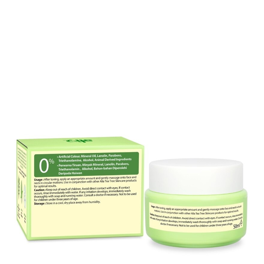 Alia Tea Tree Moisturiser 50ml.