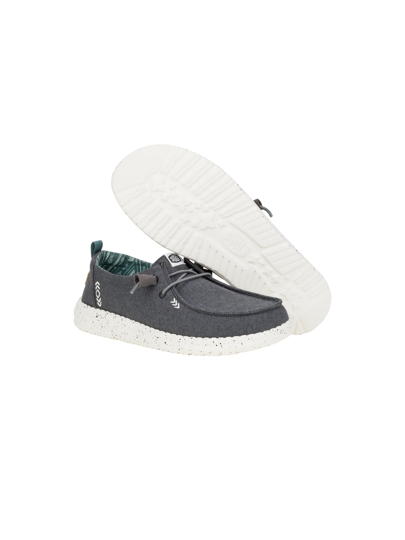 HEYDUDE WENDY CHAMBRAY  BLACK