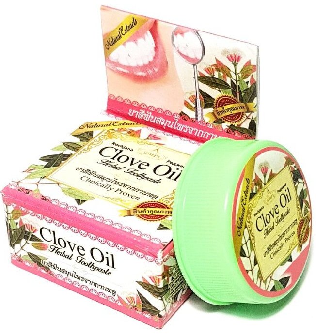 Отбеливающая зубная паста с растительными экстрактами 30 гр