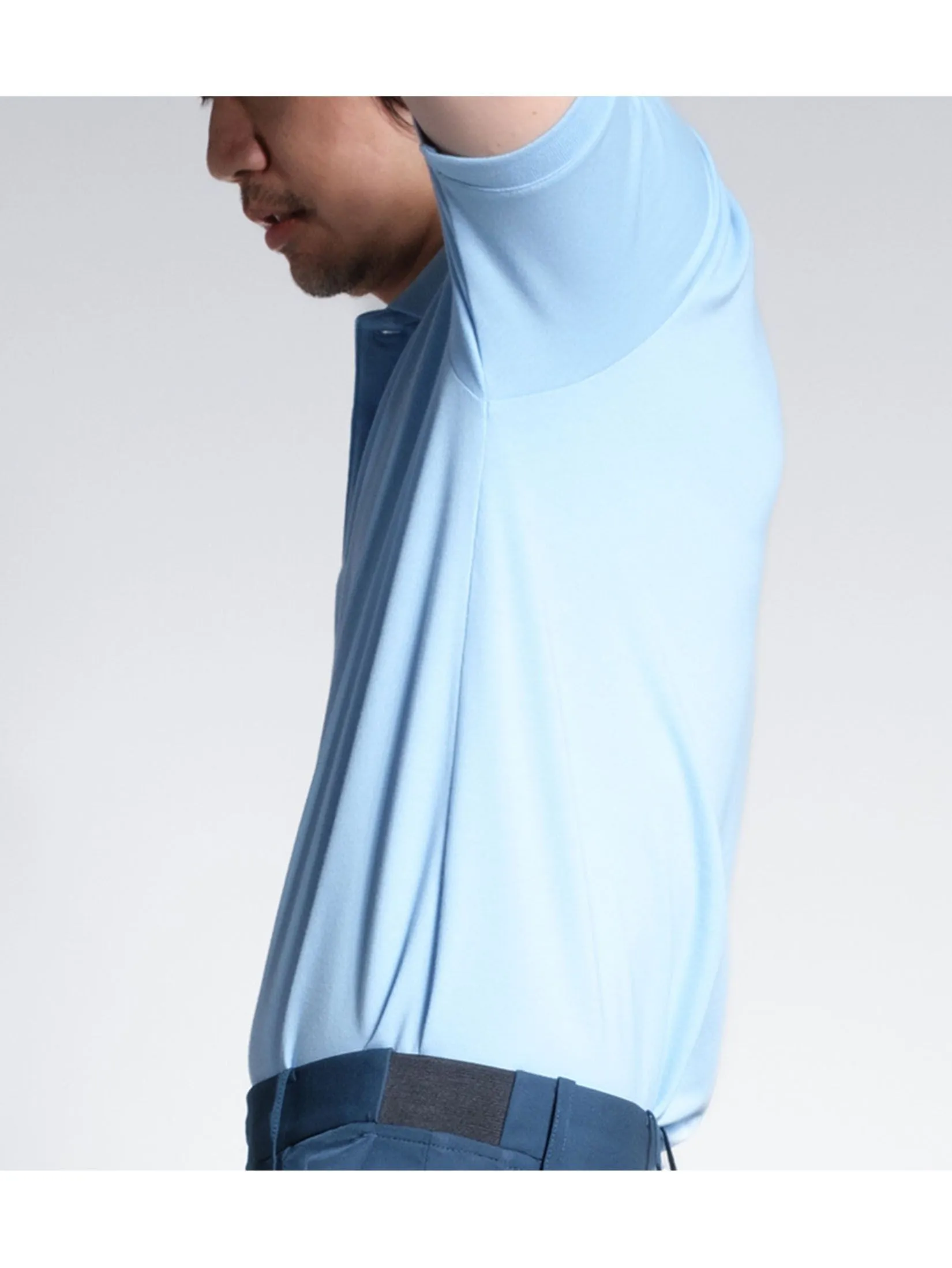 ERA-WON Men Polo Shirt Blue