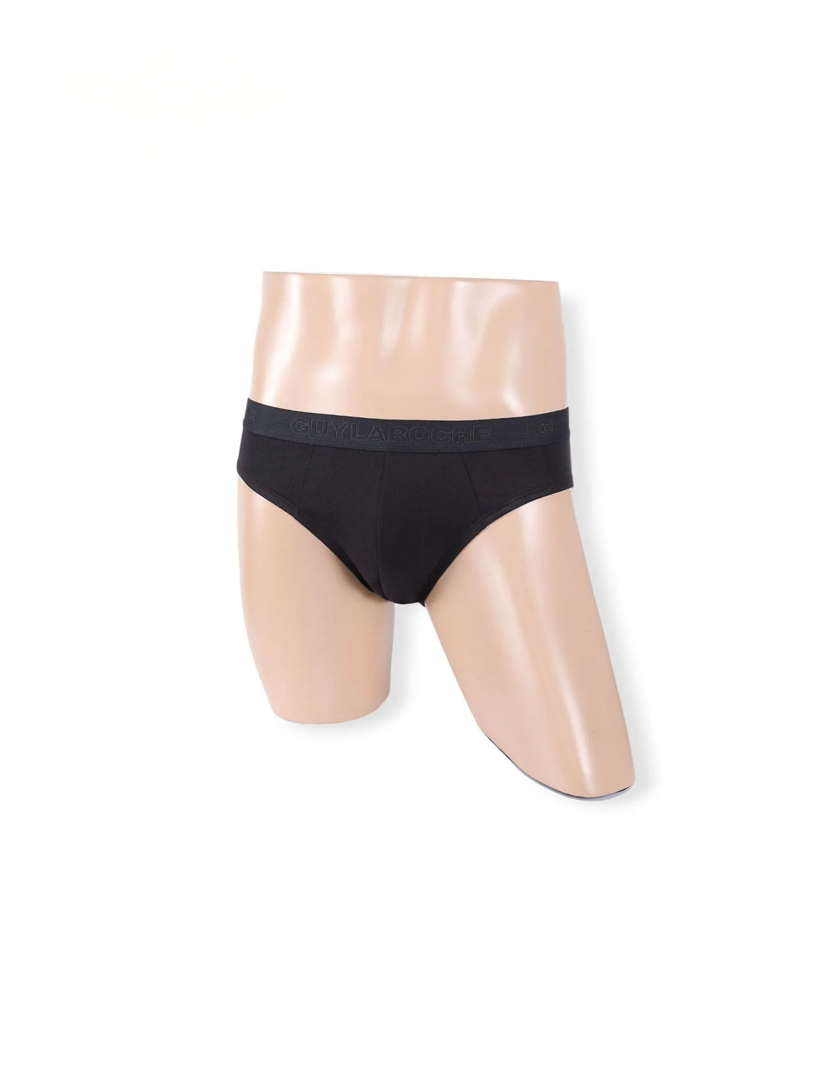 GUY LAROCHE INNERWEAR Men BRIEF Underwear PACK 2 Pcs. - Black