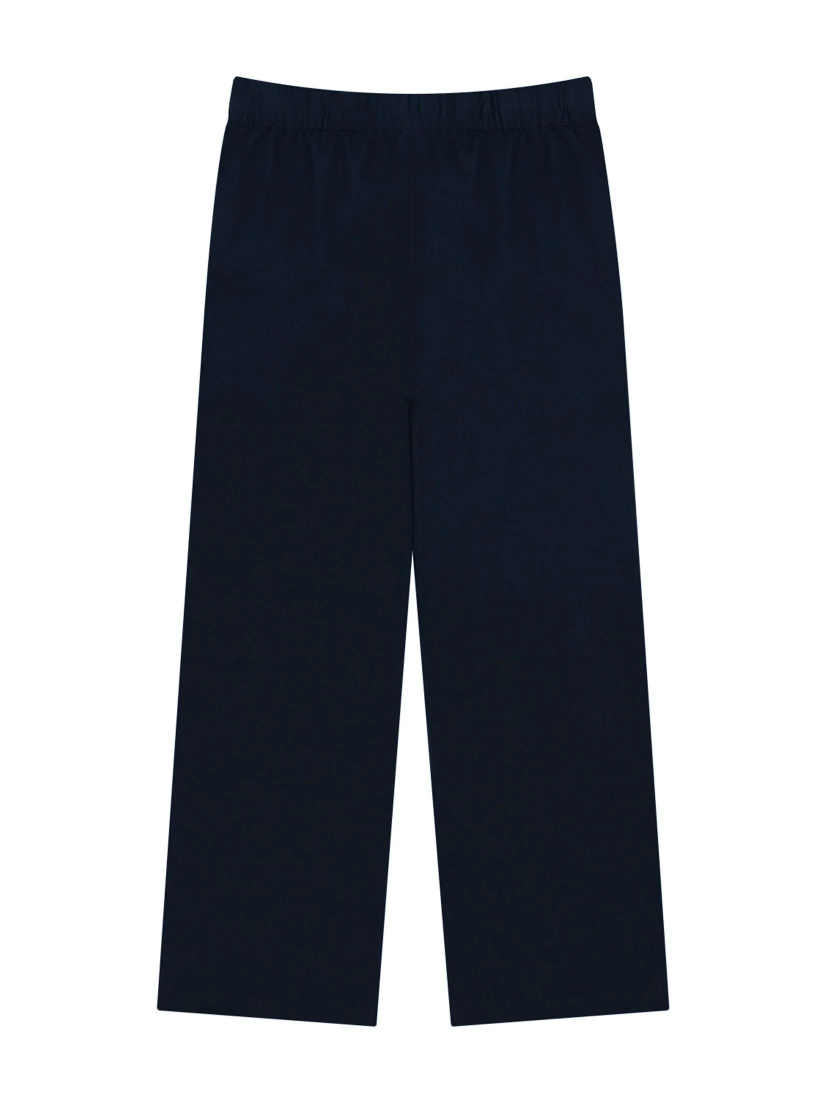 GIORDANO Women's Regular Woven Audrey Pants Navy